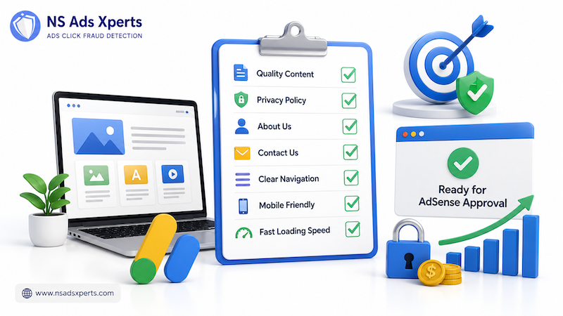 Checklist for Google AdSense account approval